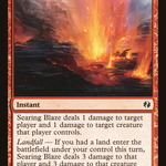 Searing Blaze (DDI-067) - Duel Decks: Venser vs. Koth