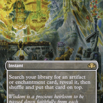 Enlightened Tutor (Borderless) (DMR-412) - Dominaria Remastered (Borderless)