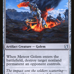 Meteor Golem (C19-218) - Commander 2019