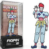 Hunter x Hunter Hisoka FiGPiN enamel pin from THE MIGHTY HOBBY SHOP, featuring detailed design of the character's face and costume.
