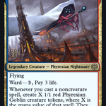Ovika, Enigma Goliath (PRE-213S) - Phyrexia: All Will Be One Promos Foil