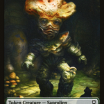 Saproling (CLB-014) - Battle for Baldur's Gate Tokens