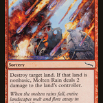 Molten Rain (MRD-101) - Mirrodin