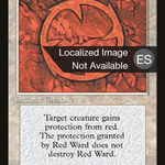 Red Ward (4BB-044) - Fourth Edition Foreign Black Border