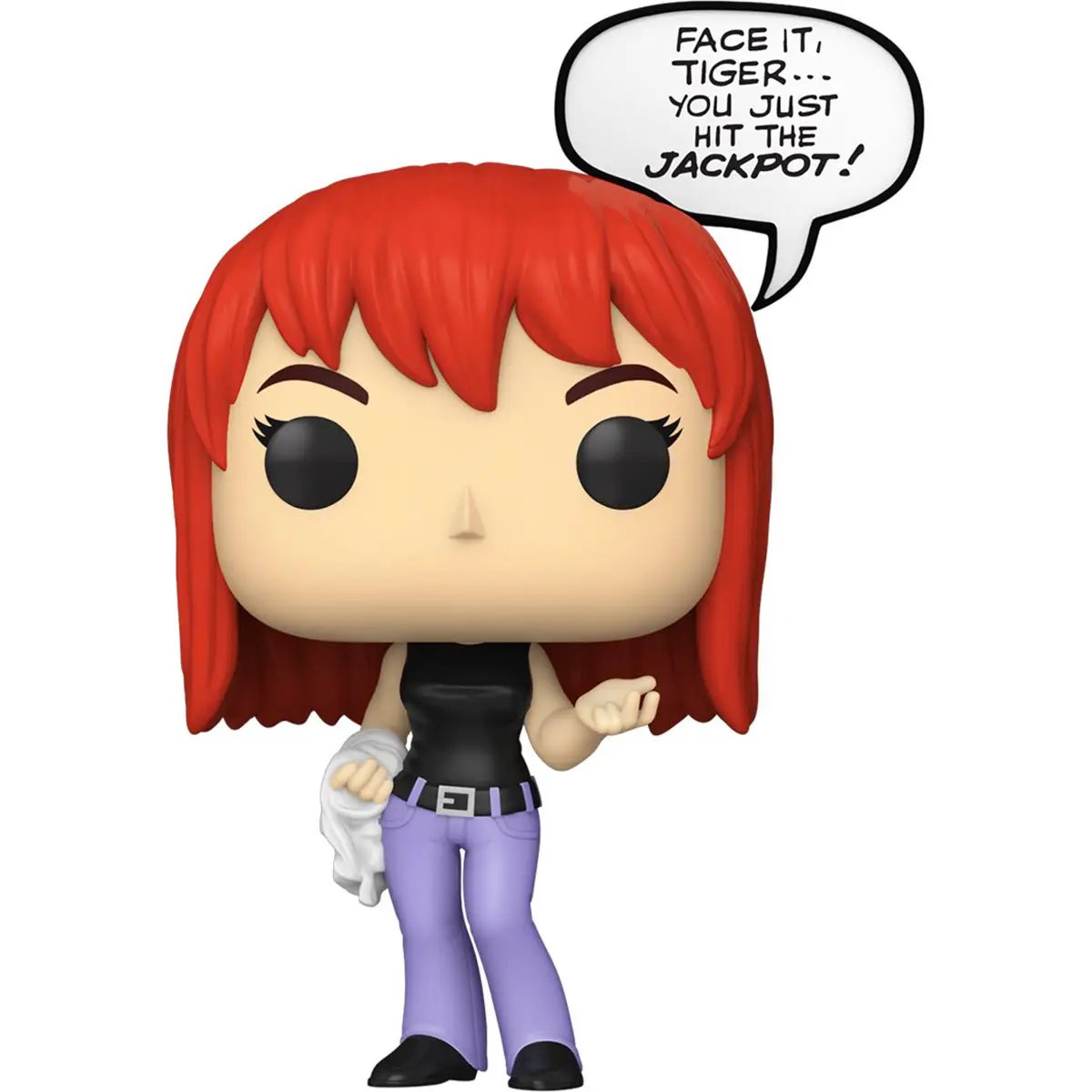 Pop! Spider-Man figure of Mary Jane Watson from THE MIGHTY HOBBY SHOP, featuring collectible Marvel character in a stylized pose