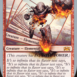 Infinity Elemental (UND-054) - Unsanctioned