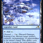 Otawara, Soaring City (PRE-271S) - Kamigawa: Neon Dynasty Promos Foil