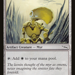 Gold Myr (MRD-180) - Mirrodin
