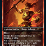 Jurin, Leading the Charge (SLD-1240) - Secret Lair Drop / Holga, Relentless Rager
