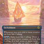 Lost Isle Calling (LTR-444) - The Lord of the Rings: Tales of Middle-earth (Borderless)