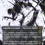 Drivnod, Carnage Dominus (ONE-437) - Phyrexia: All Will Be One: (Showcase) (Borderless) Foil