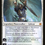 Gideon Blackblade (PPELD-13P) - War of the Spark Promos