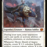 Myrel, Shield of Argive (PPBRO-18P) - The Brothers' War Promos