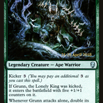 Grunn, the Lonely King (PRE-165S) - Dominaria Promos Foil