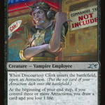 Discourtesy Clerk (UNF-356) - Unfinity Foil