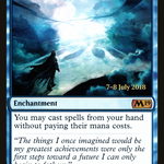 Omniscience (PRE-65S) - Core Set 2019 Promos Foil