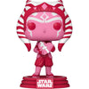 Pop! Star Wars: Valentines S2 Ahsoka figure from THE MIGHTY HOBBY SHOP featuring Ahsoka Tano in Valentine's themed packaging.