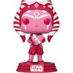 Pop! Star Wars: Valentines S2 Ahsoka figure from THE MIGHTY HOBBY SHOP featuring Ahsoka Tano in Valentine's themed packaging.