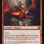 Hoard-Smelter Dragon (SOM-093) - Scars of Mirrodin