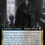 Gríma, Saruman's Footman (LTC-140) - Tales of Middle-earth Commander: (Extended Art)