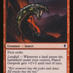 Plated Geopede (ZEN-141) - Zendikar