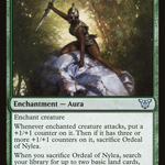 Ordeal of Nylea (NEC-123) - Neon Dynasty Commander
