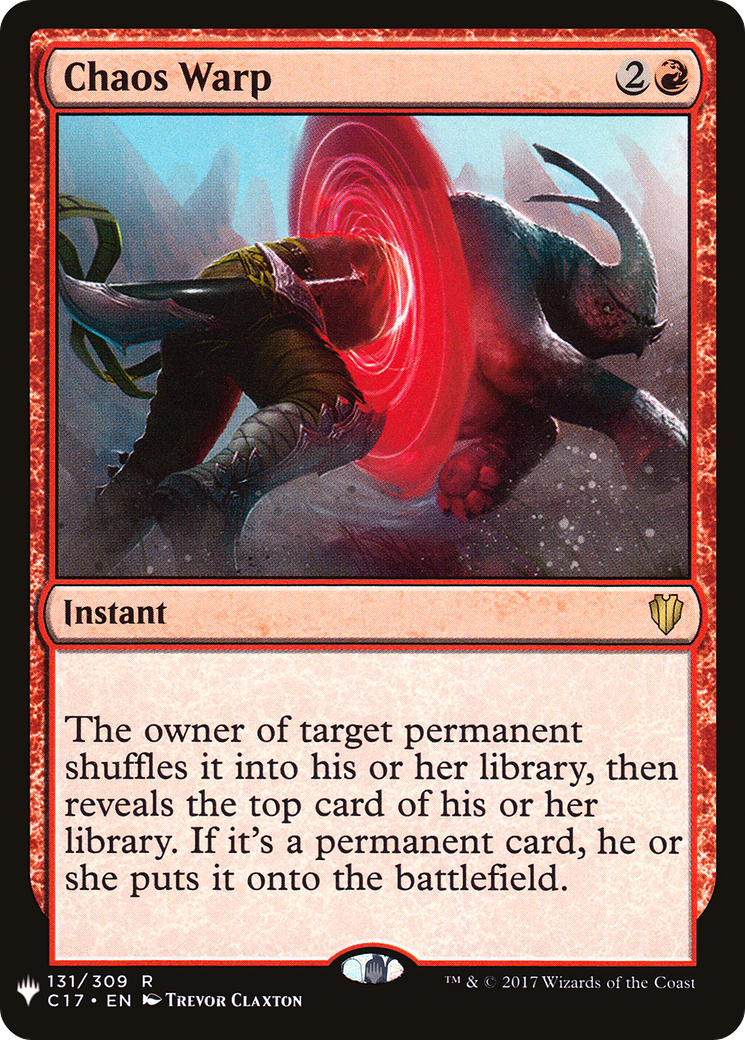 Chaos Warp (LIST-C17-131) - The List