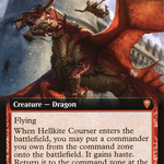 Hellkite Courser (CMR-666) - Commander Legends: (Extended Art)