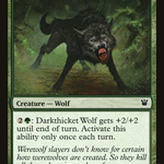 Darkthicket Wolf (ISD-175) - Innistrad