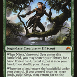 Nissa, Vastwood Seer // Nissa, Sage Animist (ORI-189) - Magic Origins: (originpwdfc)