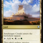 Sandsteppe Citadel (ONC-162) - Phyrexia: All Will Be One Commander