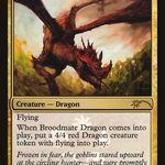 Broodmate Dragon (MEDIA-0A3) - Shards of Alara Promos Foil