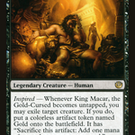 King Macar, the Gold-Cursed (JOU-074) - Journey into Nyx