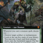 Silverback Elder (DMU-418) - Dominaria United: (Extended Art)