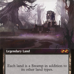 Urborg, Tomb of Yawgmoth (UMA:BT-U40) - Ultimate Box Topper: (Extended Art) Foil