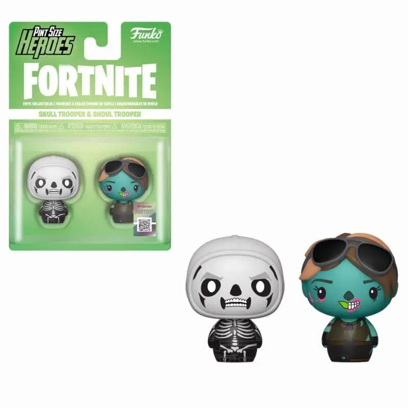 Funko Pint Size Heroes Fortnite Skull Trooper and Ghoul Trooper figures, collectible vinyl toys from THE MIGHTY HOBBY SHOP.