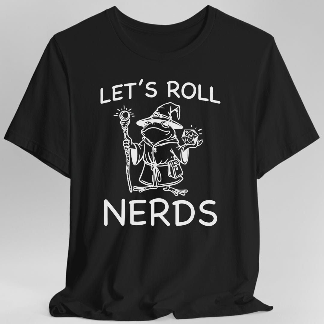 Funny D&D "Let’s Roll Nerds" Shirt