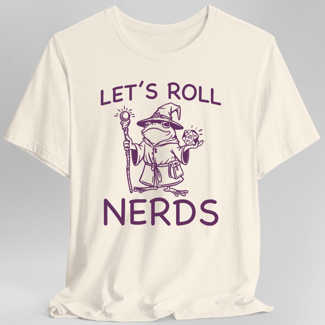 Funny D&D "Let’s Roll Nerds" Shirt