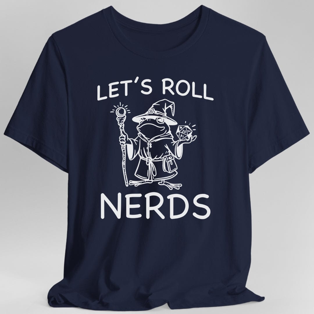 Funny D&D "Let’s Roll Nerds" Shirt