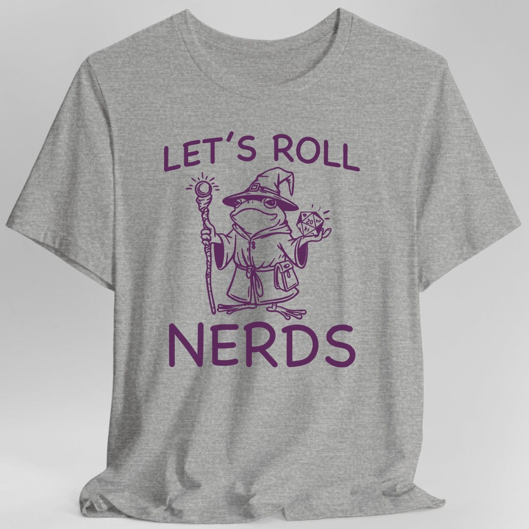 Funny D&D "Let’s Roll Nerds" Shirt