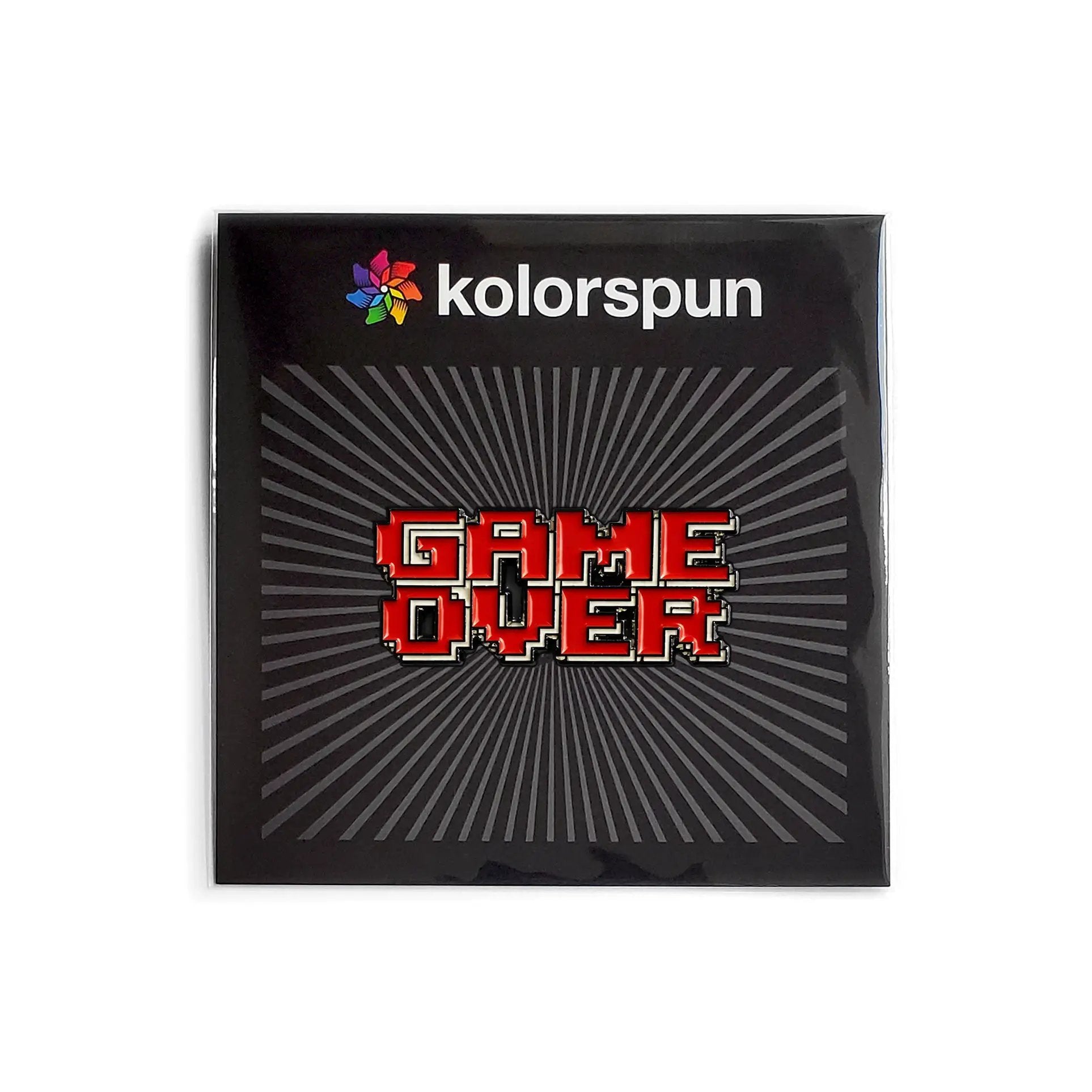 Game Over Pixel Pin by Kolorspun