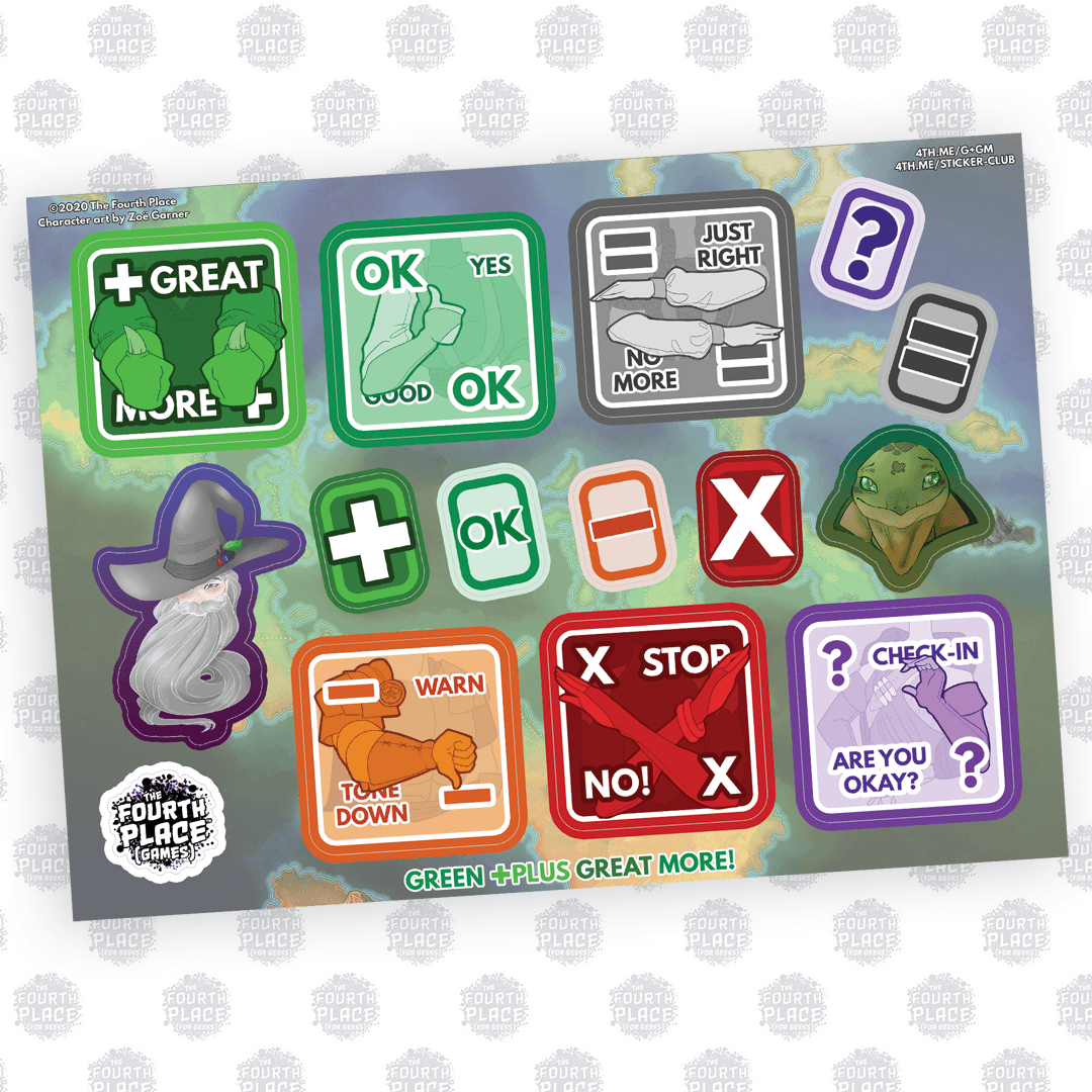 G+GM! Companion Stickers