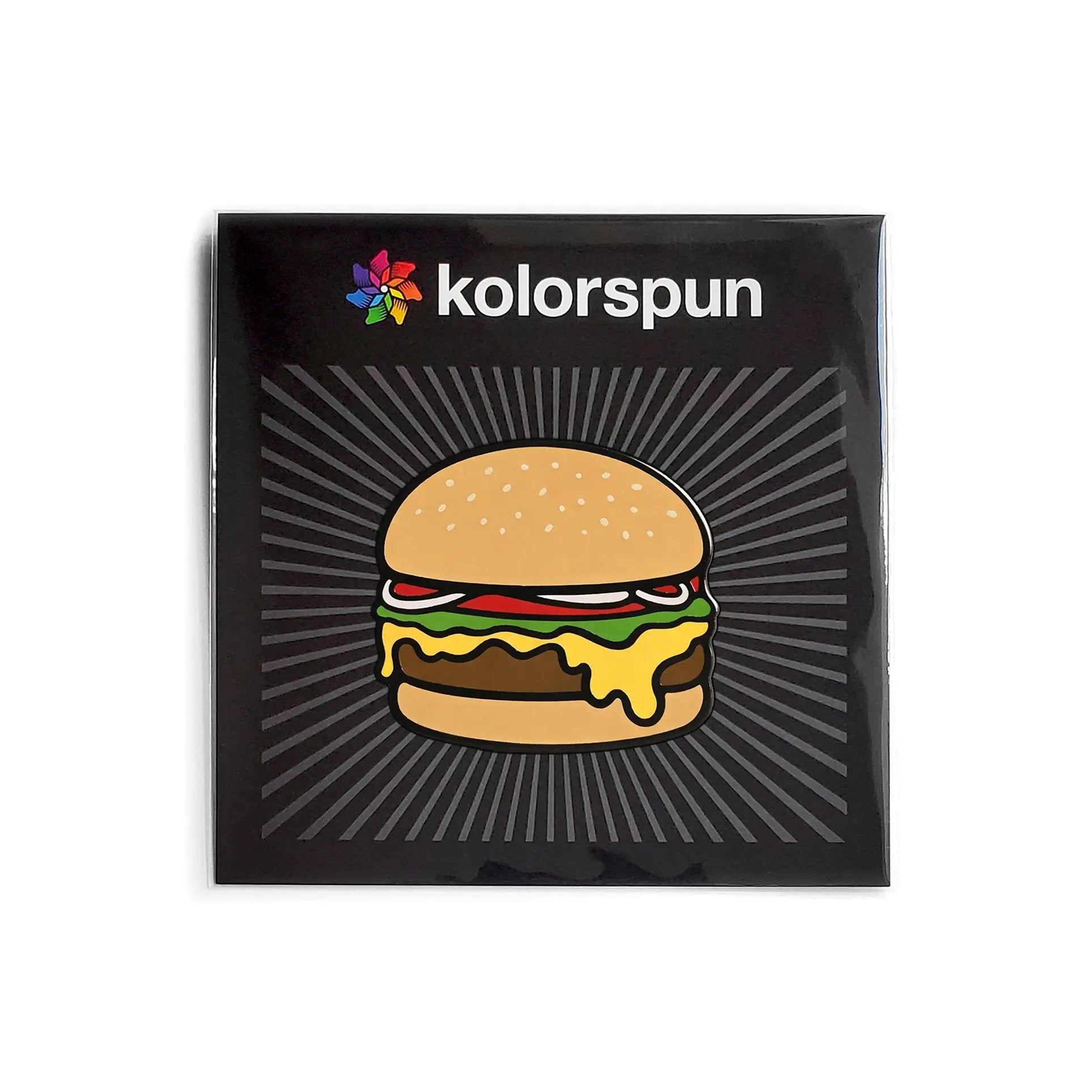 Cheeseburger Golf Ball Marker by Kolorspun