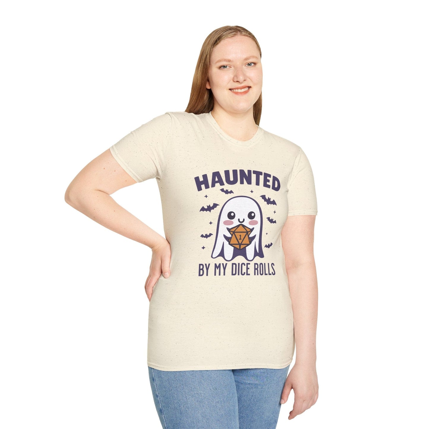 Haunted By My Dice Rolls Halloween T-Shirt