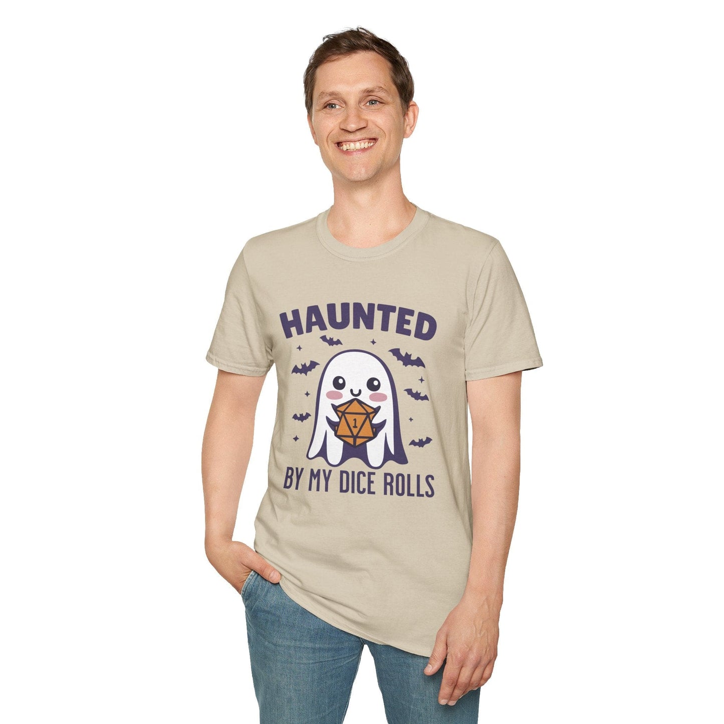 Haunted By My Dice Rolls Halloween T-Shirt