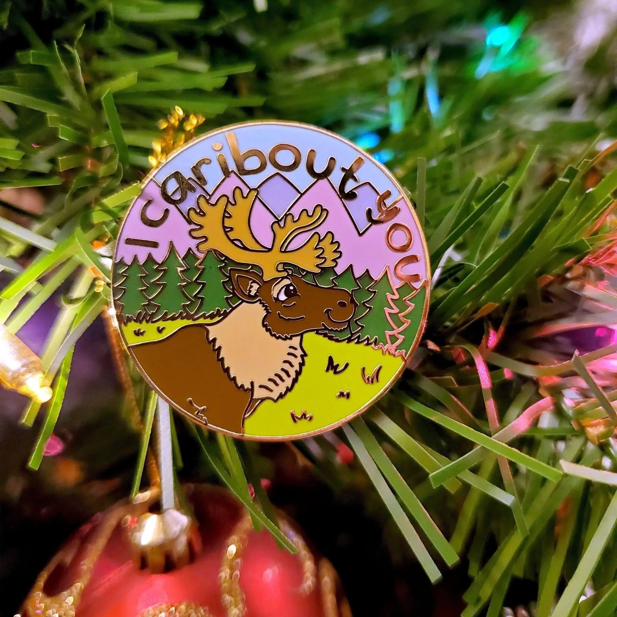 I Caribout You Pin by Kolorspun