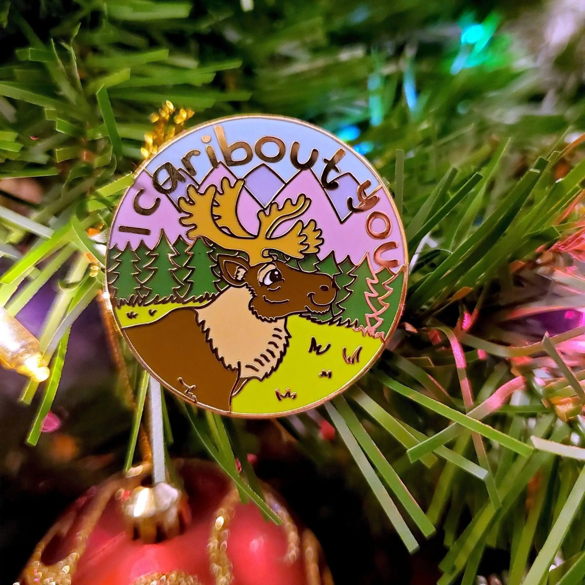 I Caribout You Pin by Kolorspun