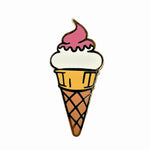 Kolorspun ice cream cone-shaped golf ball marker with strawberry design, suitable for marking golf balls on the course.