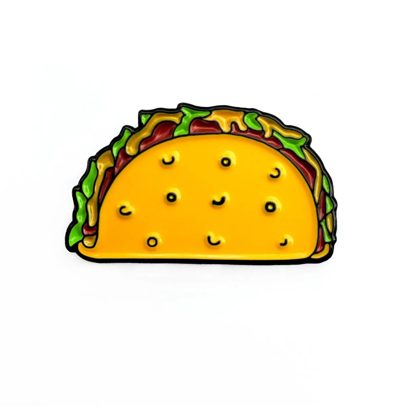Kolorspun Taco golf ball marker featuring colorful taco design, perfect for marking golf balls on the green.