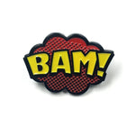 Kolorspun Bam Golf Ball Marker with colorful design, small round marker for marking golf balls on the green.